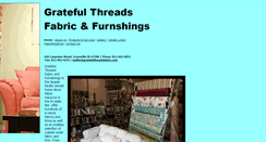 Desktop Screenshot of gratefulthreadsfabric.com
