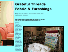 Tablet Screenshot of gratefulthreadsfabric.com